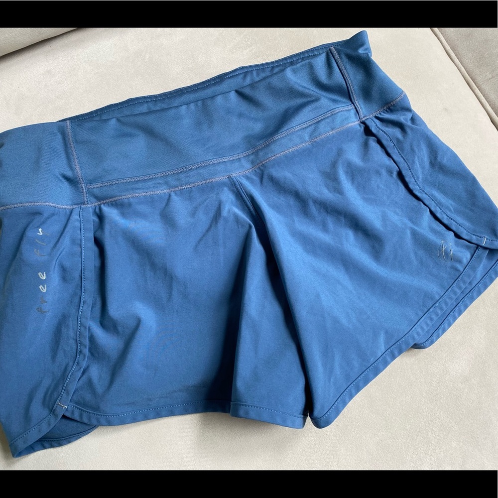 Sz Small Free Fly Athletic Shorts BLUE Inner Liner